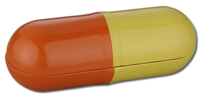 ツートン柄のカプセルケース