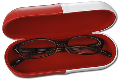 ツートン柄のカプセルケース