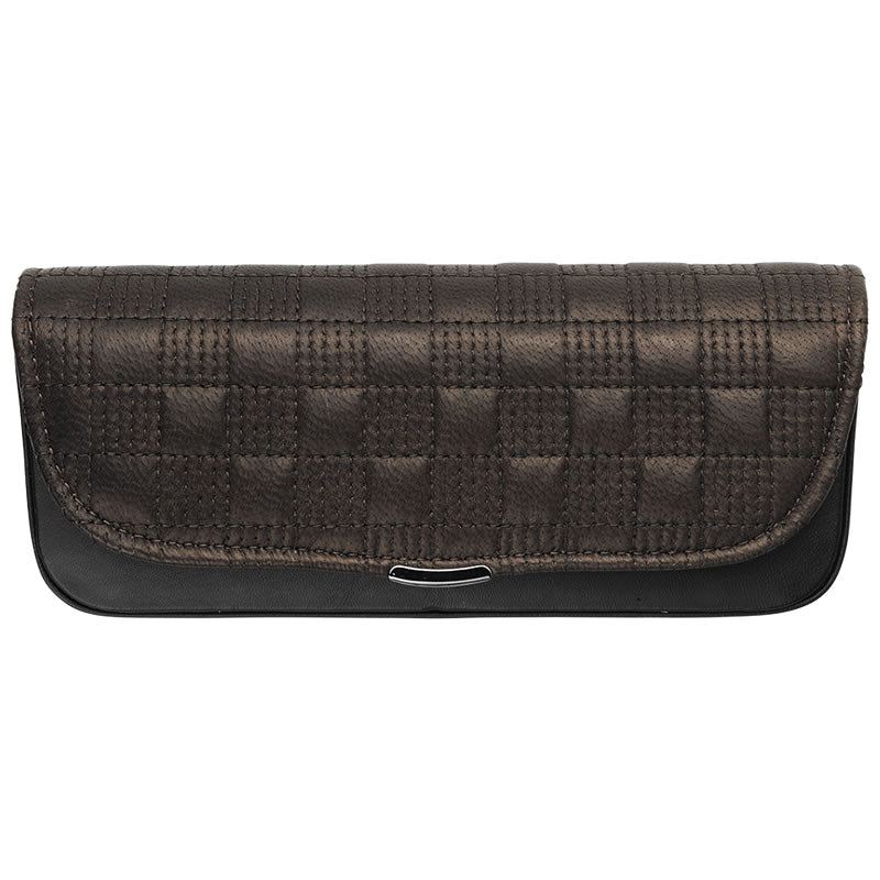 レザーケース　鹿革キルティング