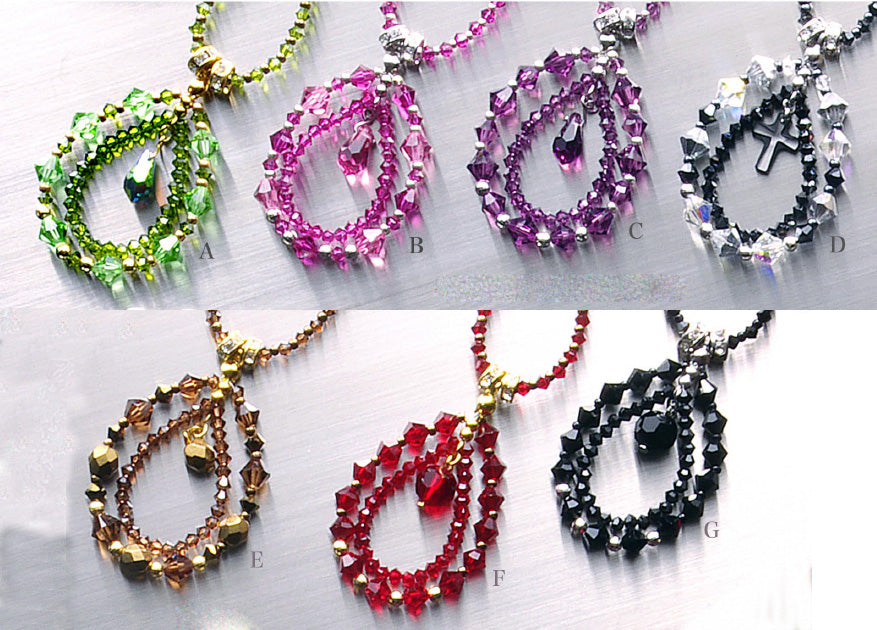 スワロフスキー（swarovski）seven sistersグラスホルダー