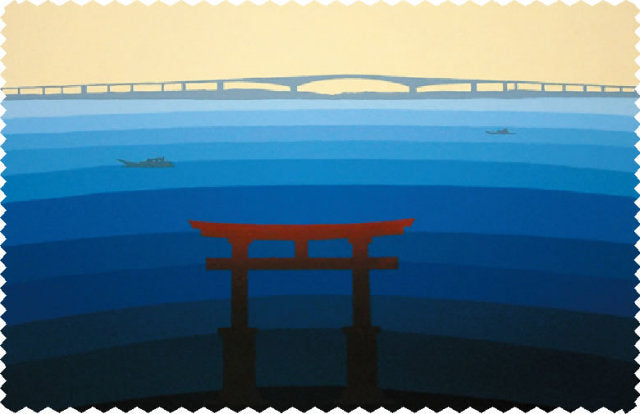 転写クロス 浜松八景
