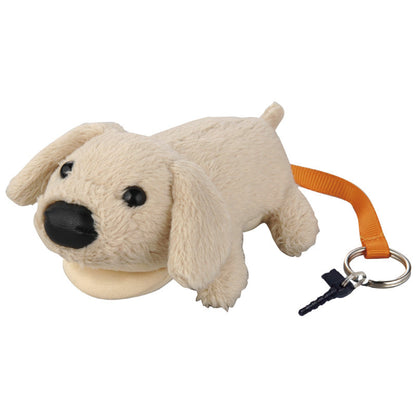 マイクロファイバーの可愛いメガネクリーナー　スマホクリーナーにも最適　I-104 「アニマルクリーナー」犬シリーズ