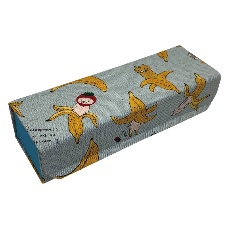 国産キャラクター生地を使用したホールディングケース（メガネケース）「J-7 ホールディングケース ネコ」