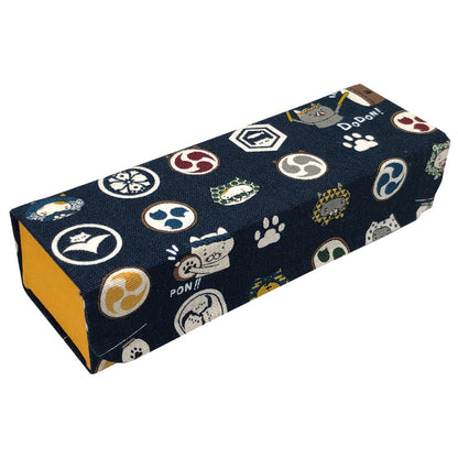 国産キャラクター生地を使用したホールディングケース（メガネケース）「J-9 ホールディングケース ネコ」