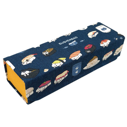 国産キャラクター生地を使用したホールディングケース（メガネケース）「J-11 ホールディングケース ネコ」