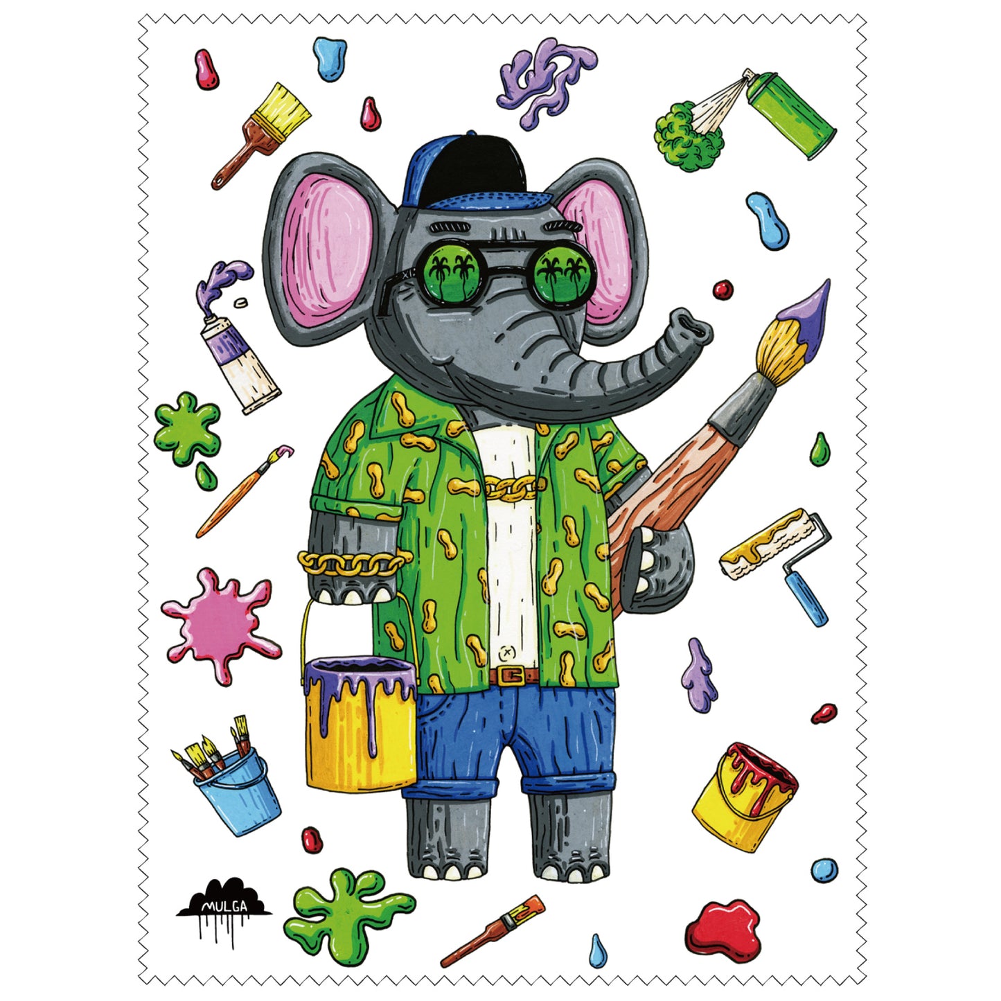 MULGA：マイクロファイバーの大判クリーナー