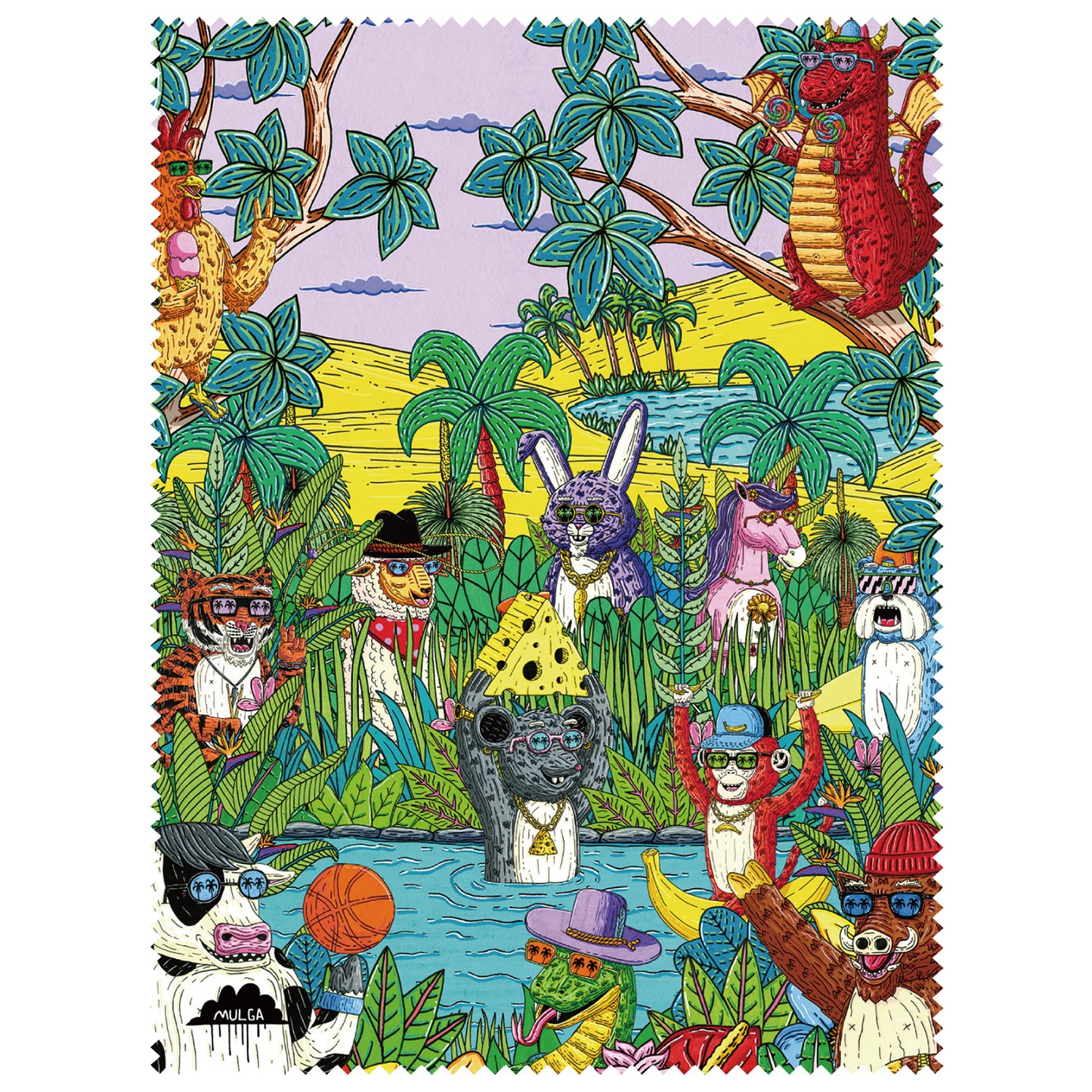 MULGA：マイクロファイバーの大判クリーナー