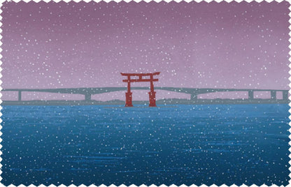転写クロス 遠江八景
